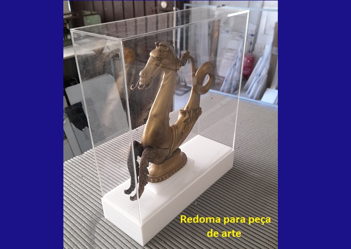 proteção em acrilico